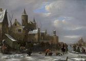 molenaer Klaes Nicolaes Fröhliche Gesellschaft Auf Einem Zugefrorenen Fluss Vor Einer Stadt molenaer Klaes Nicolaes Fröhliche Gesellschaft Auf Einem Zugefrorenen Fluss Vor Einer Stadt