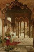 MOLES Francisco Deux Femmes À L'alhambra MOLES Francisco Deux Femmes À L'alhambra