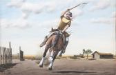 MOLINA CAMPOS Florencio Gaucho On Horseback MOLINA CAMPOS Florencio Gaucho On Horseback