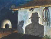 MOLINA CAMPOS Florencio Nocturno (charlando) MOLINA CAMPOS Florencio Nocturno (charlando)