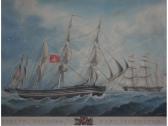 MOLLER F. The Barque Adolph Von Hamburg, Capt. I. I. L. Wolter, In Three Positions MOLLER F. The Barque Adolph Von Hamburg, Capt. I. I. L. Wolter, In Three Positions
