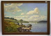 MOLLER TAGE Danish Coastal Scene MOLLER TAGE Danish Coastal Scene