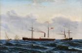 MOLLER Thorvald C. Benjamin The Danish Steamship S/s Sjælland MOLLER Thorvald C. Benjamin The Danish Steamship S/s Sjælland