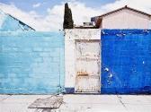 MONCZEWSKI Duane White Door, Blue Walls MONCZEWSKI Duane White Door, Blue Walls