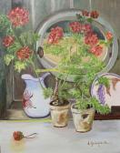 MONDANESE Nature Morte Aux Pots De Fleurs MONDANESE Nature Morte Aux Pots De Fleurs