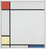 MONDRIAN Piet Composition With Red, Yellow And Blue MONDRIAN Piet Composition With Red, Yellow And Blue