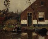 MONDRIAN Piet Lavandières Près Du Canal MONDRIAN Piet Lavandières Près Du Canal