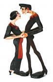 MONEREO Francisco Caricatura De Una Pareja MONEREO Francisco Caricatura De Una Pareja