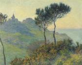 MONET Claude L'église De Varengeville, Soleil Couchant MONET Claude L'église De Varengeville, Soleil Couchant