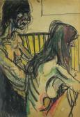 MONET Jason Man And A Woman Seated MONET Jason Man And A Woman Seated