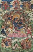 MONGOLIAN SCHOOL A Thangka Of Magzor Gyalmo MONGOLIAN SCHOOL A Thangka Of Magzor Gyalmo