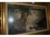MONOGRAMMED C.R. Housed In A Gilt Frame MONOGRAMMED C.R. Housed In A Gilt Frame