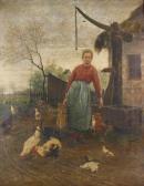 MONTEMEZZO Antonio Matteo Barnyard Scene MONTEMEZZO Antonio Matteo Barnyard Scene