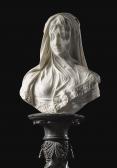 Monti Raffaello Bust Of A Veiled Woman Monti Raffaello Bust Of A Veiled Woman