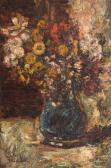 MONTICELLI Adolphe Joseph Th. Bouquet Au Vase Bleu MONTICELLI Adolphe Joseph Th. Bouquet Au Vase Bleu