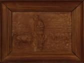 MONTINI PIETRO Pastore Con Gregge MONTINI PIETRO Pastore Con Gregge