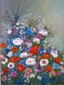 MONTLACK Edith Still Life Of Flowers In Bloom MONTLACK Edith Still Life Of Flowers In Bloom