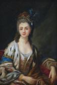 MOORE-GORDON Gabrielle Portrait Of An 18th C. Lady MOORE-GORDON Gabrielle Portrait Of An 18th C. Lady