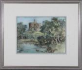 MOORE Ronald Lambert Warkworth Castle MOORE Ronald Lambert Warkworth Castle