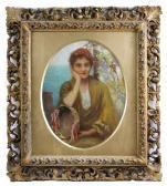MOORE Sidney The Tambourine Girl MOORE Sidney The Tambourine Girl