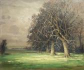 MOORE Sidney Wooded Landscape MOORE Sidney Wooded Landscape