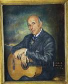 MORALES Juan Antonio Retrato Del Guitarrista Carlos Montoya MORALES Juan Antonio Retrato Del Guitarrista Carlos Montoya