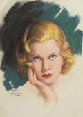 MORAN Earl Portrait Of Jean Harlow MORAN Earl Portrait Of Jean Harlow