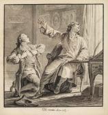 MOREAU Jean-Michel le jeune Scene De Theatre MOREAU Jean-Michel le jeune Scene De Theatre