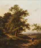 MOREL Jan Evert Figures On A Woodland Path MOREL Jan Evert Figures On A Woodland Path