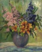 MORGAN Georgia Vase Of Flowers MORGAN Georgia Vase Of Flowers