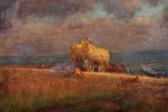 MORGAN Owen Baxter A Harvesting Scene MORGAN Owen Baxter A Harvesting Scene