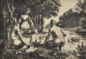 MORGAN William Evan Charles Nymphs Bathing MORGAN William Evan Charles Nymphs Bathing