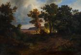 MORGENSTERN Christian Bernhard Landschaft Mit Waldweg Und Reiter MORGENSTERN Christian Bernhard Landschaft Mit Waldweg Und Reiter