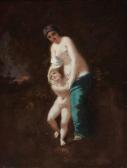 MORIN Eugénie Vestale Et Putto MORIN Eugénie Vestale Et Putto