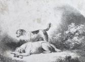 MORLAND George A Study Of Two Hounds MORLAND George A Study Of Two Hounds