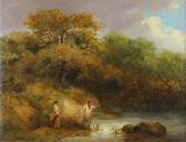 MORLAND George Couple Fishing MORLAND George Couple Fishing