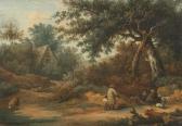 MORLAND George Figures Resting At The Roadside MORLAND George Figures Resting At The Roadside