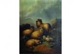 MORRIS Alfred Sheep Resting In A Highland Landscape MORRIS Alfred Sheep Resting In A Highland Landscape