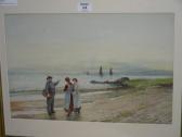 MORRIS J.C. Fisher Folk On The Beach MORRIS J.C. Fisher Folk On The Beach