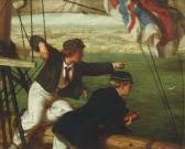 MORRIS Philip Richard Two Young Midshipmen In Sight Of Home MORRIS Philip Richard Two Young Midshipmen In Sight Of Home