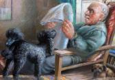 MORRIS Roy Old Man And Dogs MORRIS Roy Old Man And Dogs