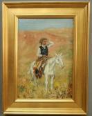 MORRIS W. A Navajo Scout On Horseback MORRIS W. A Navajo Scout On Horseback