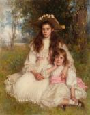 MORRISON Robert Edward A Portrait Of Joyce And Monica Shaw MORRISON Robert Edward A Portrait Of Joyce And Monica Shaw