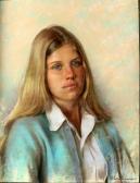 Morse-Brown Sam Bust-length Portrait Of A Young Woman Morse-Brown Sam Bust-length Portrait Of A Young Woman
