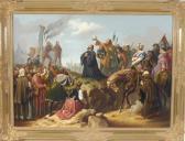 MOSER Julius Die Verbrennung Des Reformators Jan Hus Im Beisein Herzog Ludwigs Vii MOSER Julius Die Verbrennung Des Reformators Jan Hus Im Beisein Herzog Ludwigs Vii