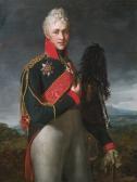 MOSNIER Jean Laurent Portrait Of Arkady Alexandrovich Suvorov MOSNIER Jean Laurent Portrait Of Arkady Alexandrovich Suvorov