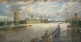 MOSS H. The Thames And Houses Of Parliament MOSS H. The Thames And Houses Of Parliament