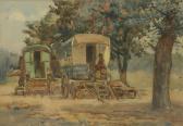 MOSS Sidney Dennant Resting Travellers MOSS Sidney Dennant Resting Travellers