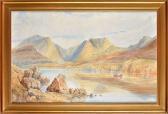 MOSTYN A.M. Figures In A Boat On A Loch MOSTYN A.M. Figures In A Boat On A Loch