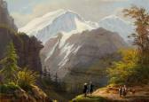 MOTTER H. Chemin Pelissier Et Le Mont-blanc MOTTER H. Chemin Pelissier Et Le Mont-blanc
